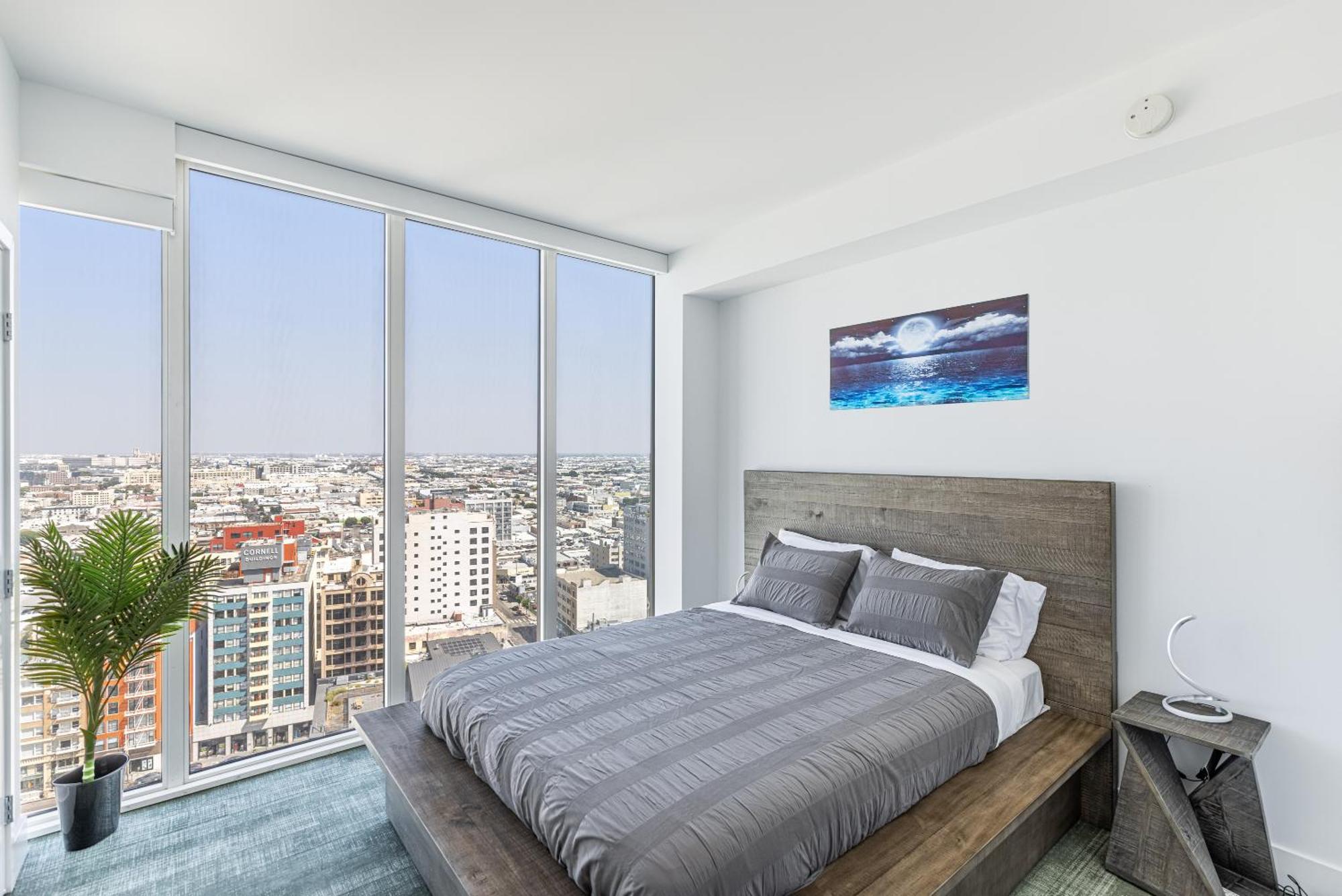 Floor High Rise 3 Bed Dtla Skyscraper Penthouse Appartement Los Angeles
